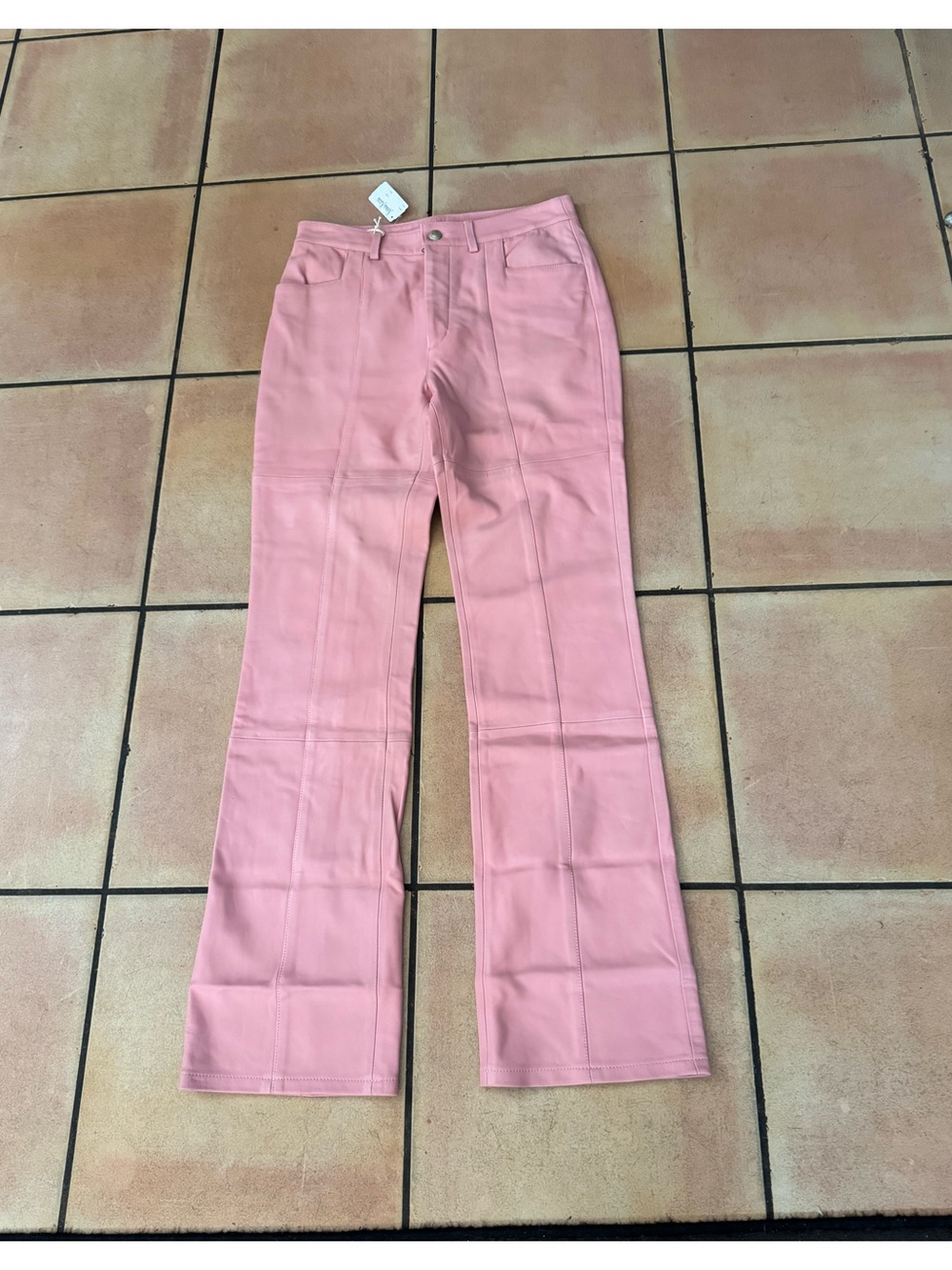 Wandler Pink Leather Pants
